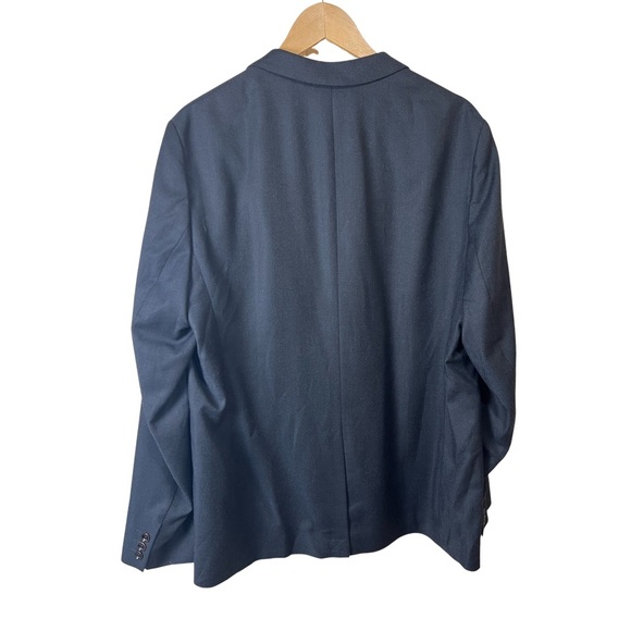 Ted Baker London Balrhot Linen Herringbone Big&Tall Mens Jacket Navy Size: 2XL - Picture 5 of 15